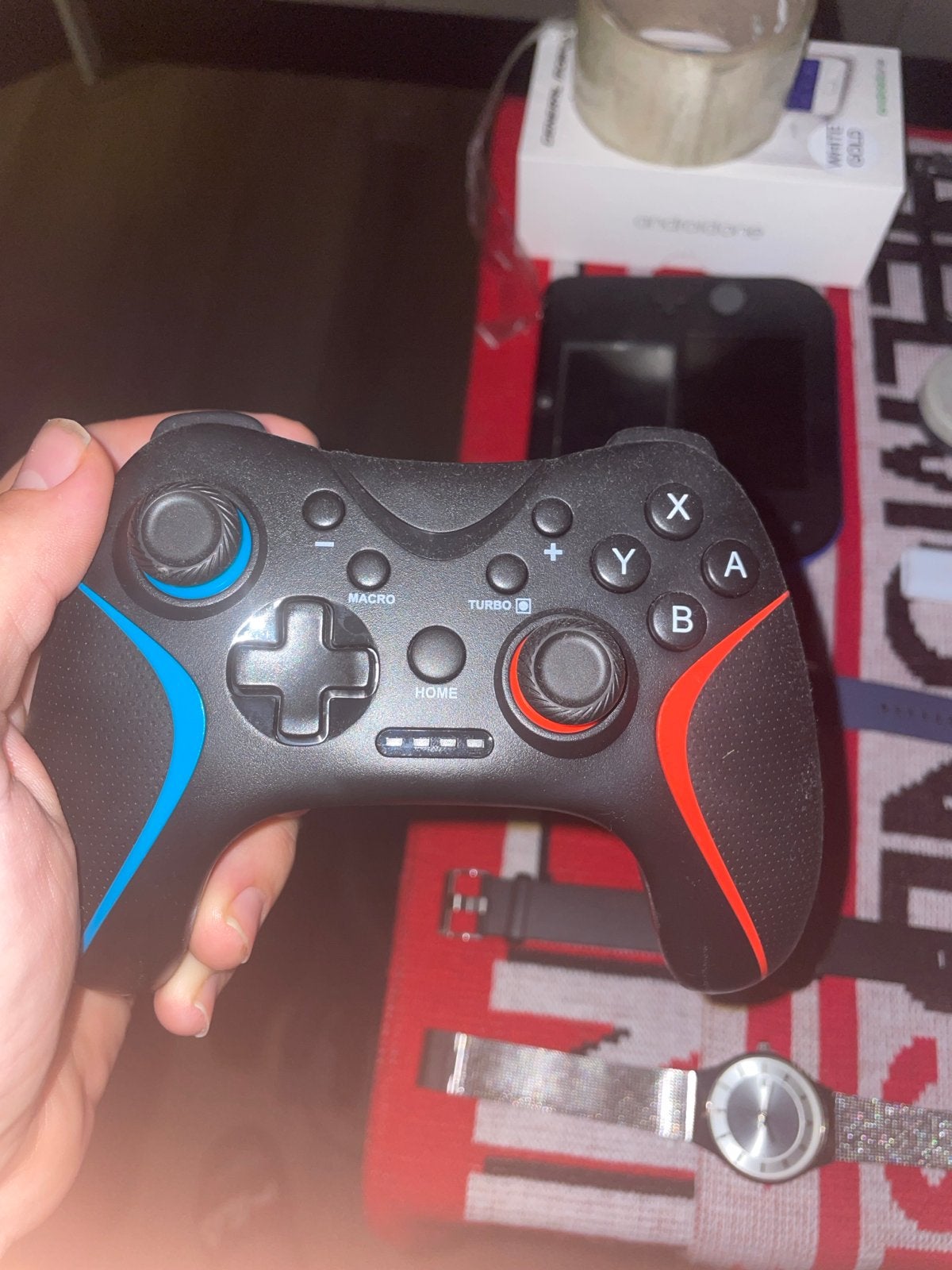 Draadloze Game Controller voor Nintendo Switch/PC, Nintendo, Force feedback, Zo goed als nieuw, Overige typen