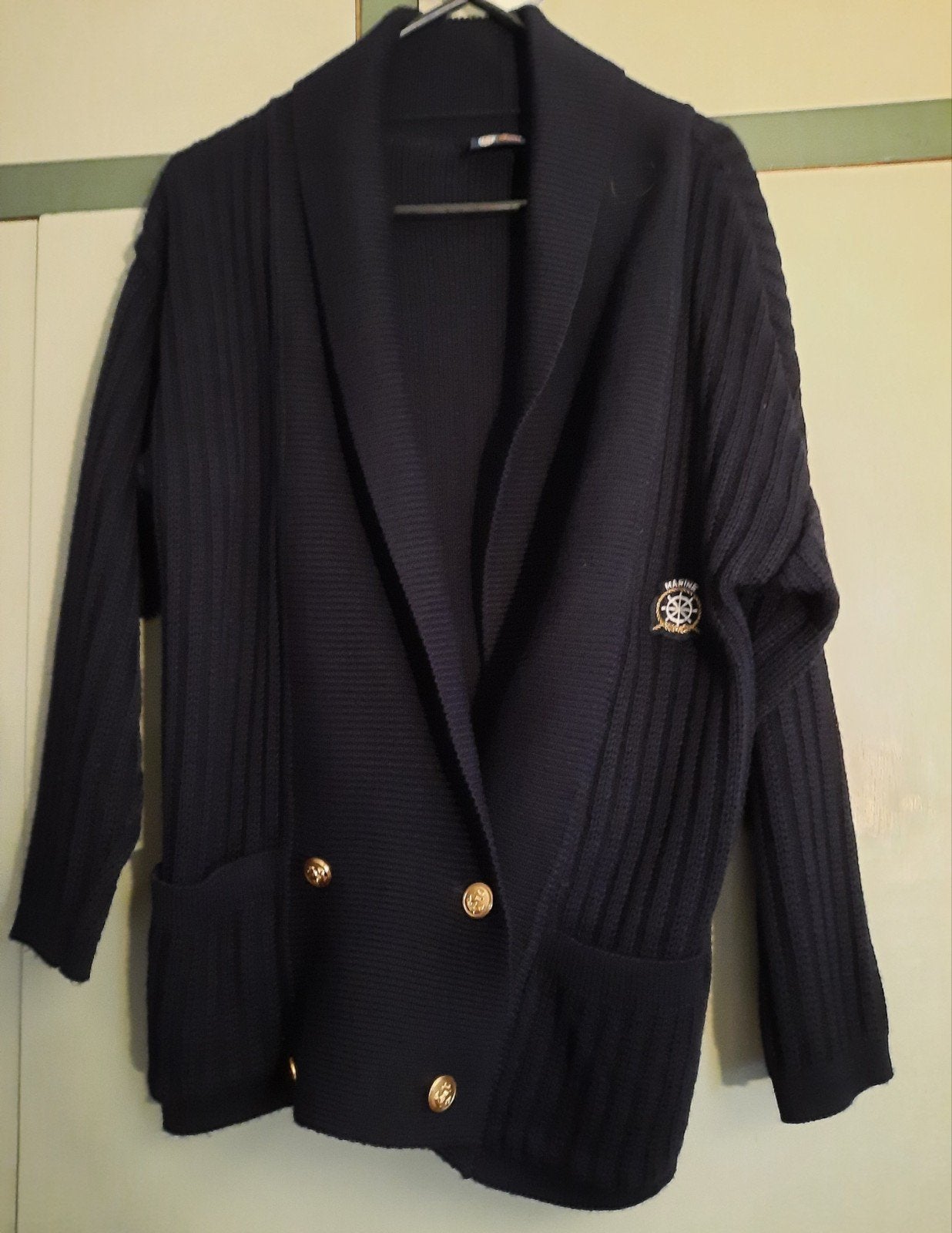 Mooie donkerblauw vest van Sixth Sense. Maat M (42), Ophalen of Verzenden, Nieuw, Maat 42/44 (L), Blauw