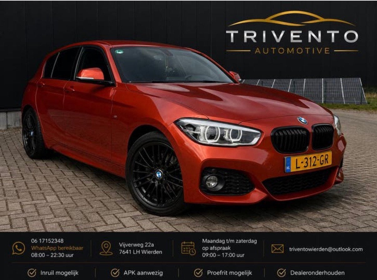 BMW 1-Serie 116d STAGE 1 M PAKKET / TREKHAAK / NW BANDEN, Auto's, BMW, Leder, Bedrijf, Diesel, Geïmporteerd