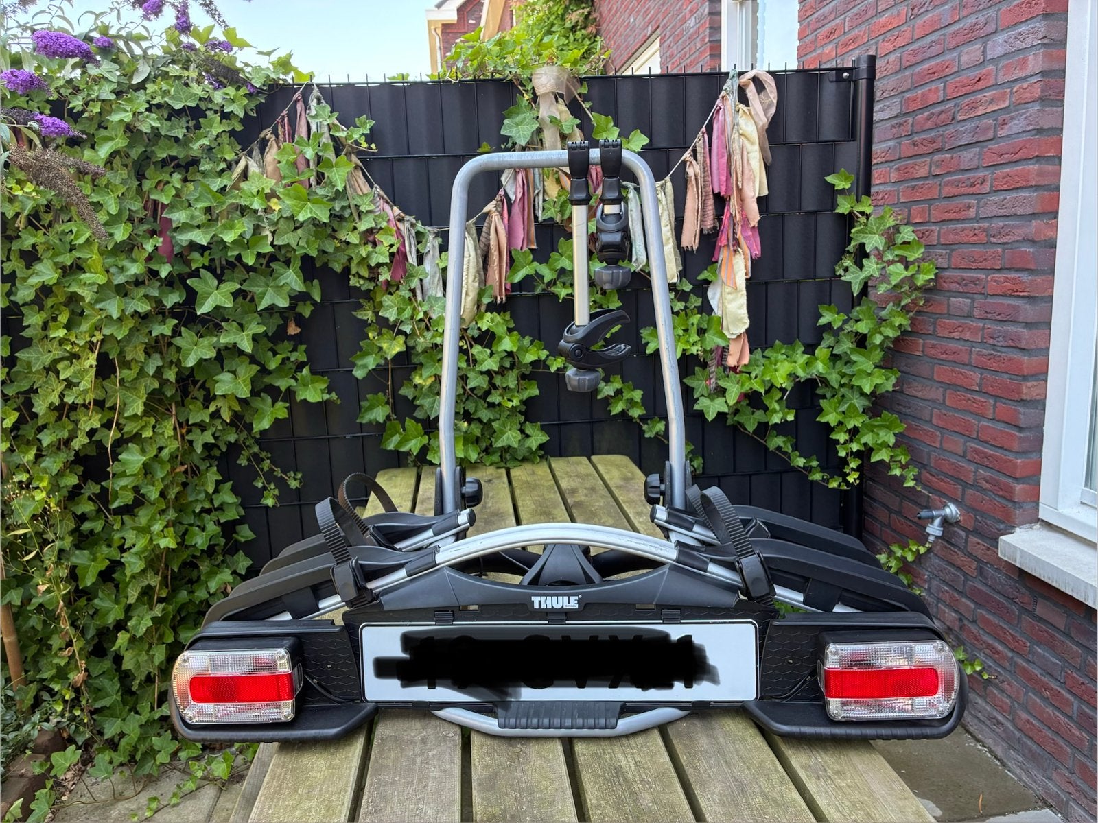 Thule Euroway 921 fietsendrager voor 2 fietsen, Ophalen, Gebruikt, 2 fietsen, Trekhaakdrager