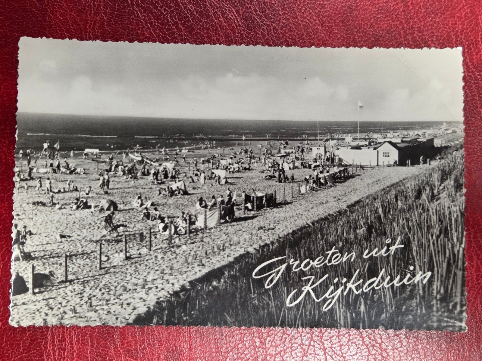 Kijkduin bij den Haag Strandgezicht, Ophalen of Verzenden, 1960 tot 1980, Zuid-Holland