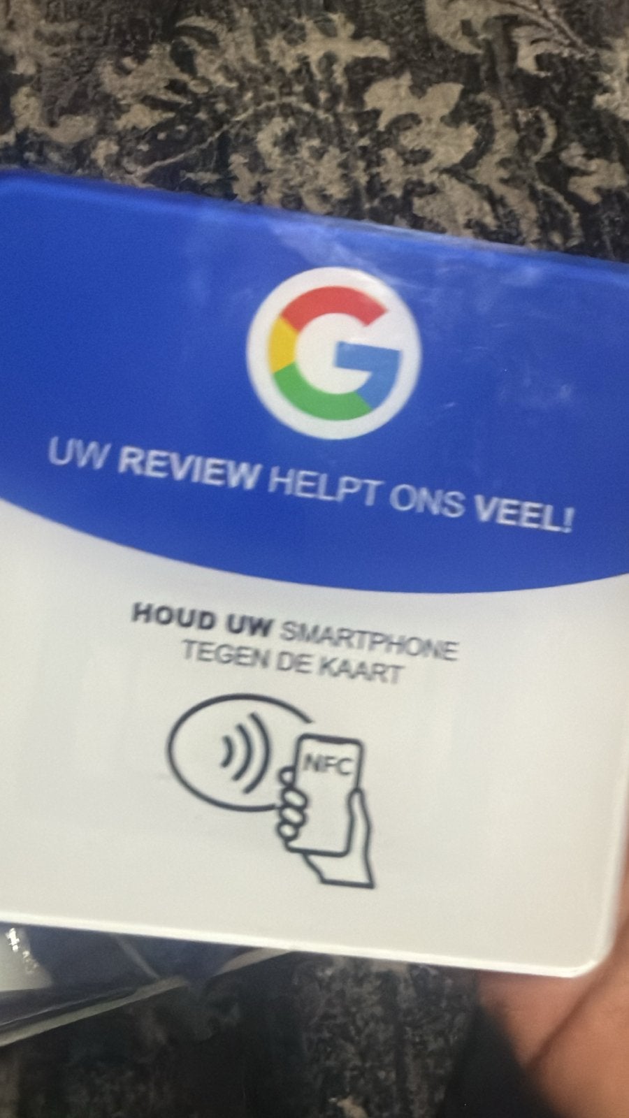 NFC Google Review Kaart - Verhoog uw Google Reviews!, Ophalen of Verzenden, Nieuw, Overige typen, Universeel