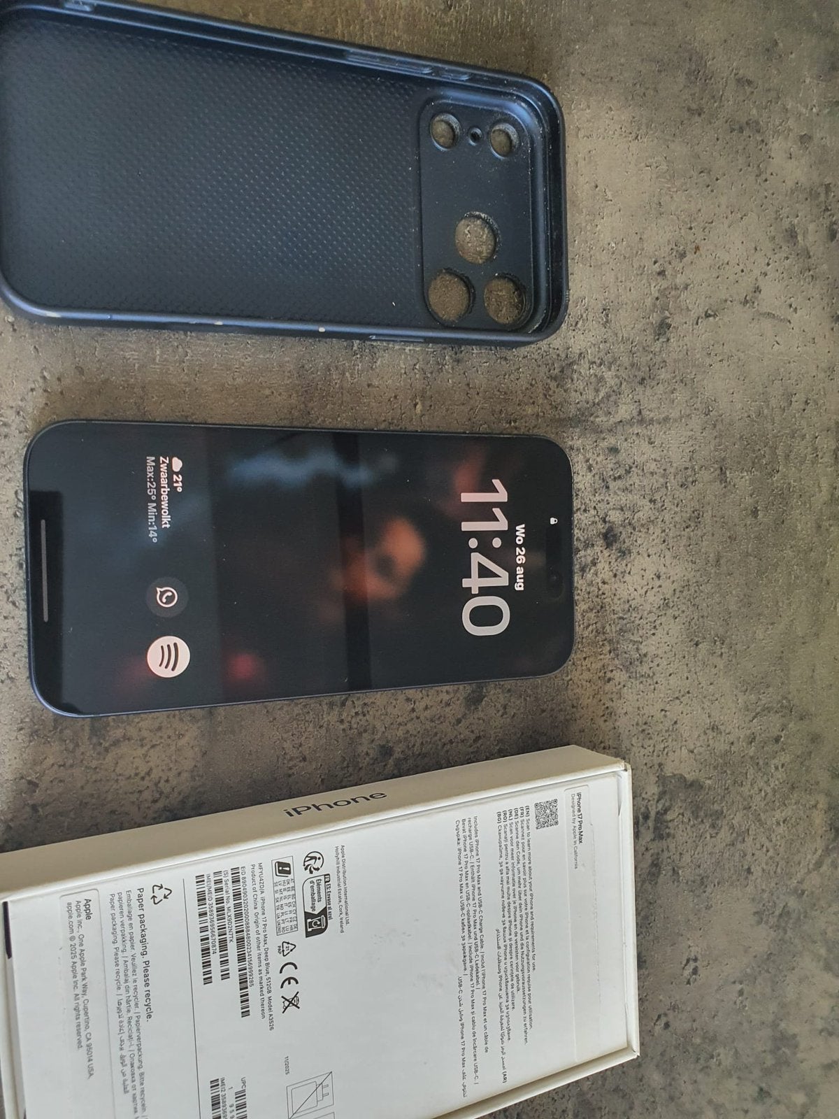 iPhone 17 Pro Max 512 GB – nette staat + doos + garantie, Telecommunicatie, Mobiele telefoons | Apple iPhone, Ophalen, 512 GB