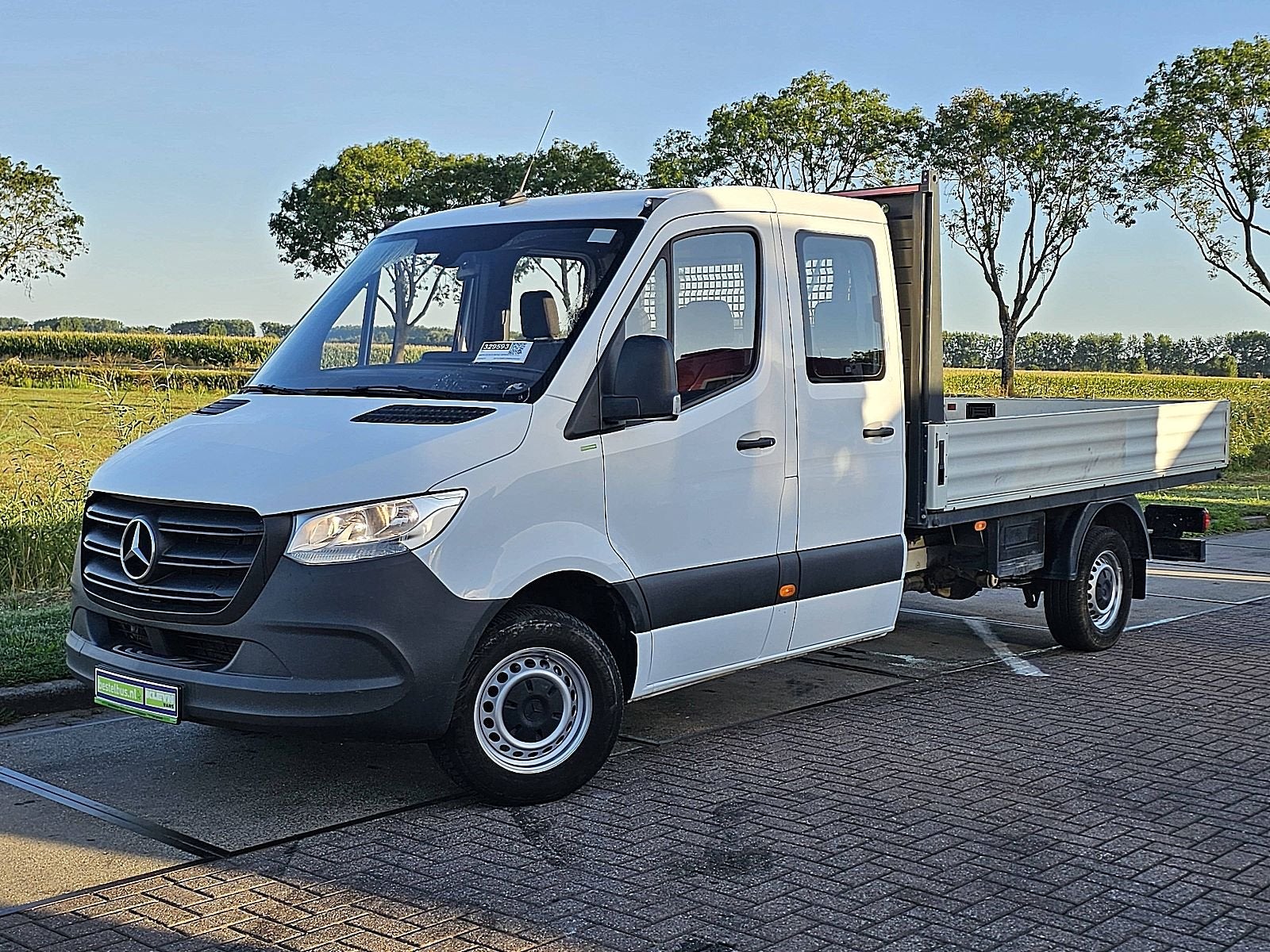 Mercedes-Benz Sprinter 315 1.9 CDI L3 Base Dubbele Cabine, A, Auto's, Zwart, 4 cilinders, 150 pk, 7 stoelen