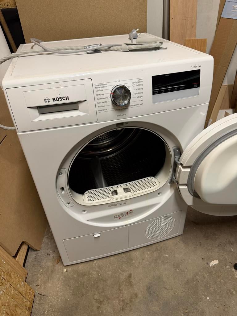 Bosch Serie 4 Exclusiv Condensdroger, Witgoed en Apparatuur, Ophalen, 8 tot 10 kg, Zo goed als nieuw, Voorlader