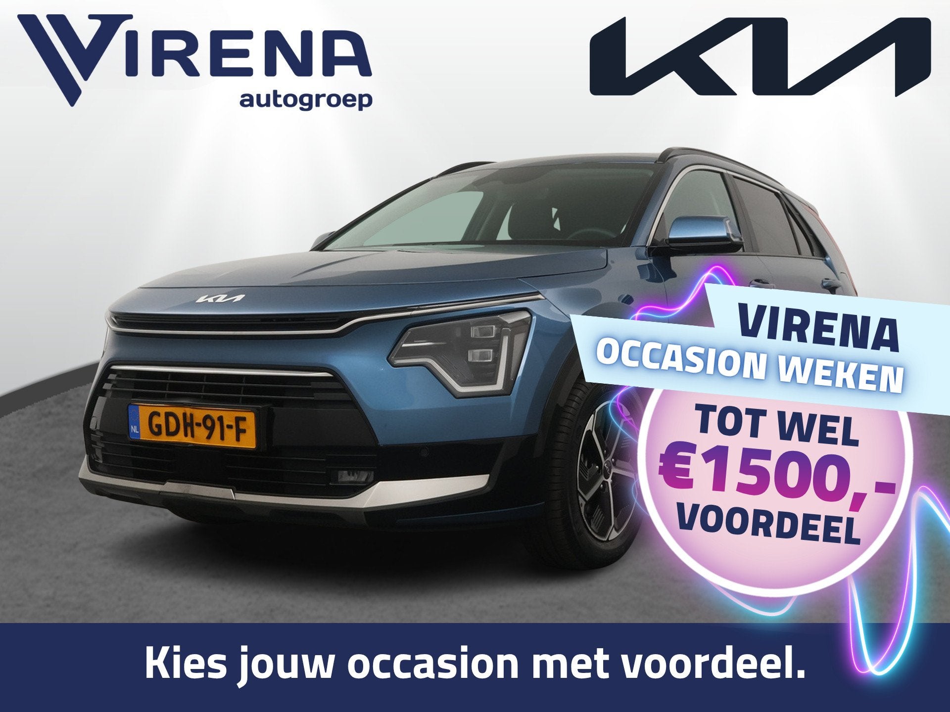 Kia Niro 1.6 GDi Hybrid DynamicPlusLine - Stoel/-Stuuverwarm