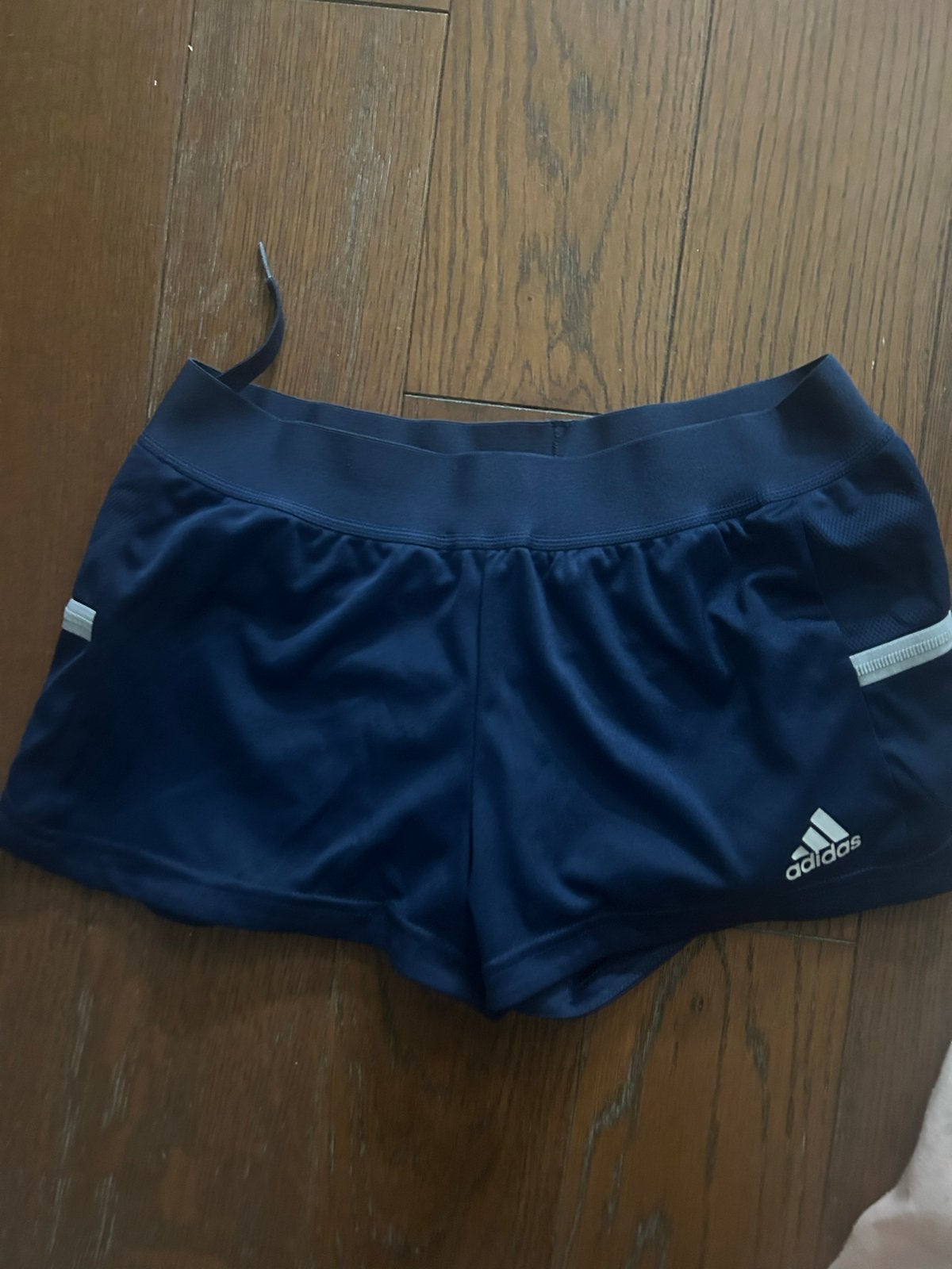 Adidas sportbroekje maat S, Blauw, Ophalen of Verzenden, Hardlopen of Fietsen, Maat 36 (S)
