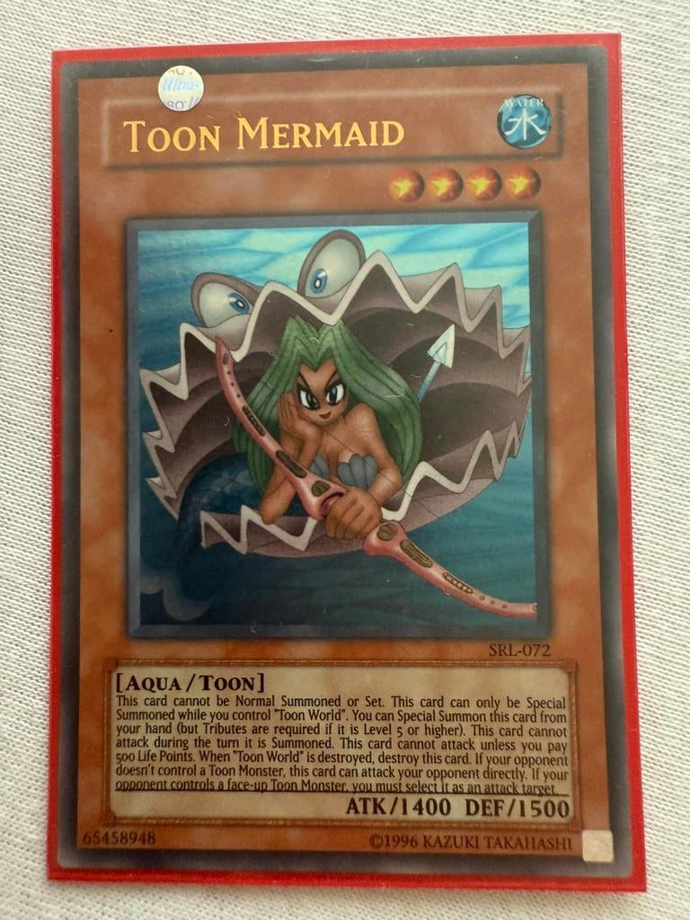 Toon Mermaid yugioh Ultra Rare, Verzenden, Nieuw, Losse kaart, Foil