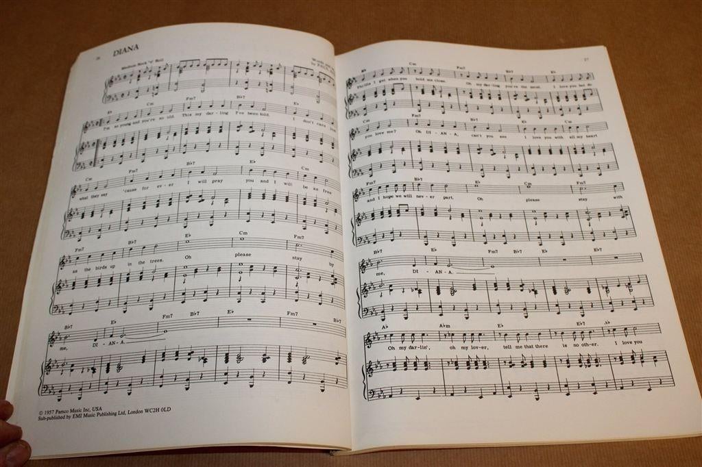 The Fifties — Songbook Popmuziek Zang & Piano Bladmuziek, Gebruikt, Ophalen of Verzenden, Artiest of Componist, Piano