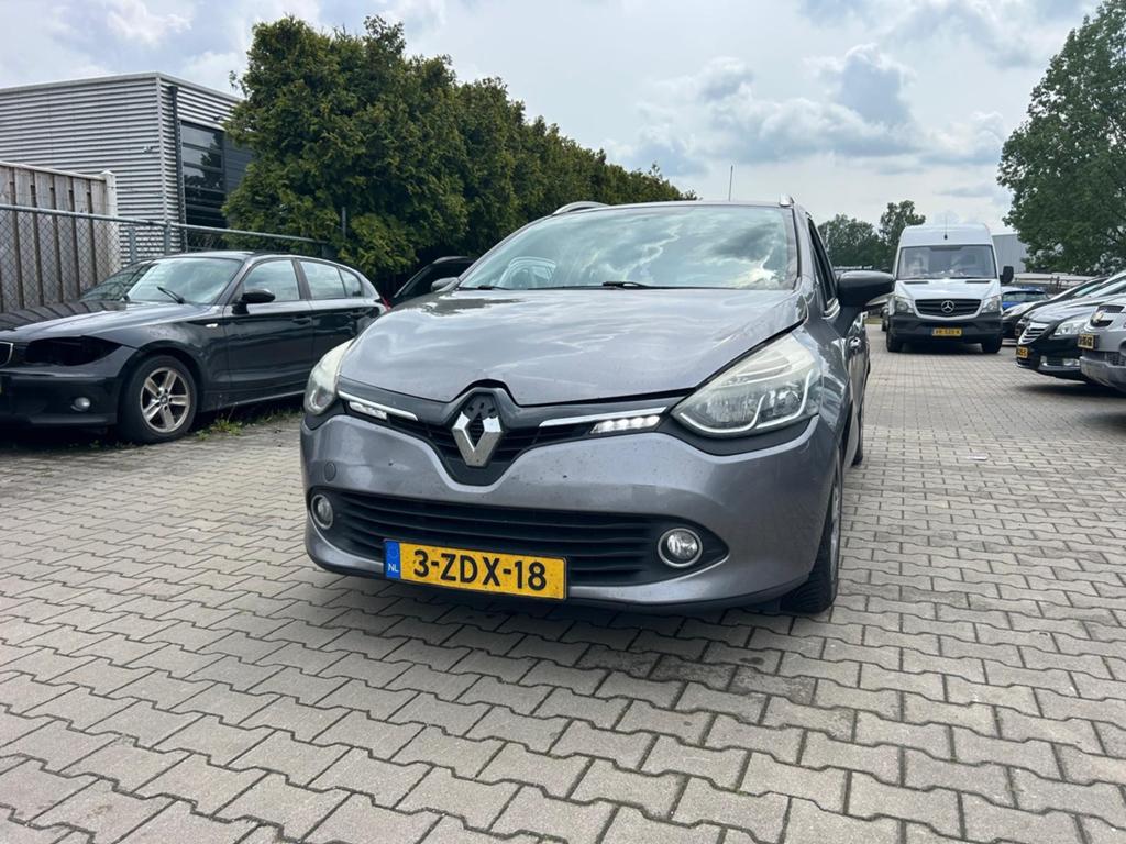 Renault Clio 1.5 DCI 66KW Estate 2014 Grijs, Auto's, Renault, Bedrijf, Clio, Diesel, Euro 5, A, Stationwagon, Handgeschakeld, Origineel Nederlands