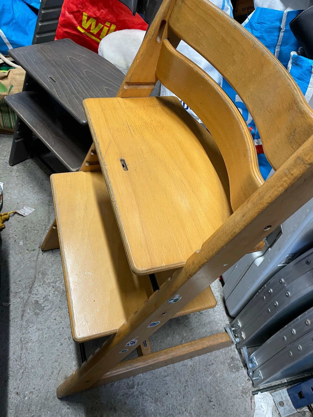 Stokke Tripp Trapp meegroeistoel (2 stuks), Ophalen, Gebruikt, Meegroeistoel, Aanschuifbaar