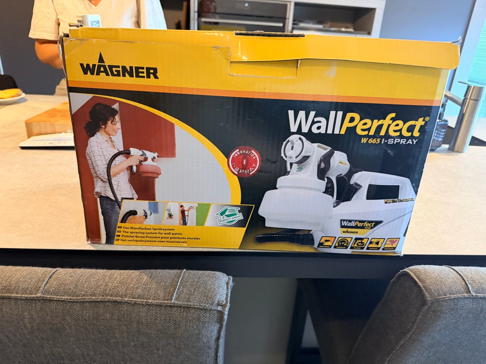 Wagner WallPerfect W 665 I-SPRAY Verfspuit - Zo goed als nie, Ophalen, Zo goed als nieuw, Verfspuit of Verfpomp