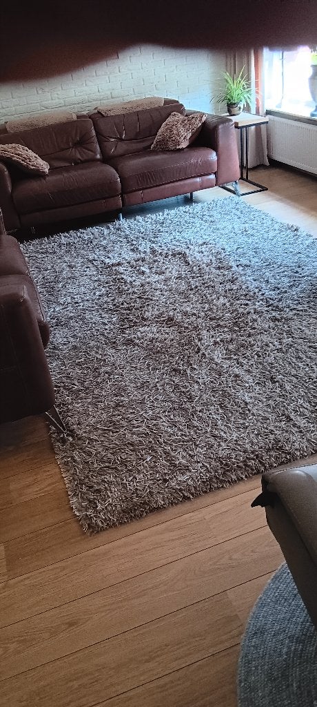 Vloerkleed 200x300, Ophalen, Gebruikt, Beige, 150 tot 200 cm