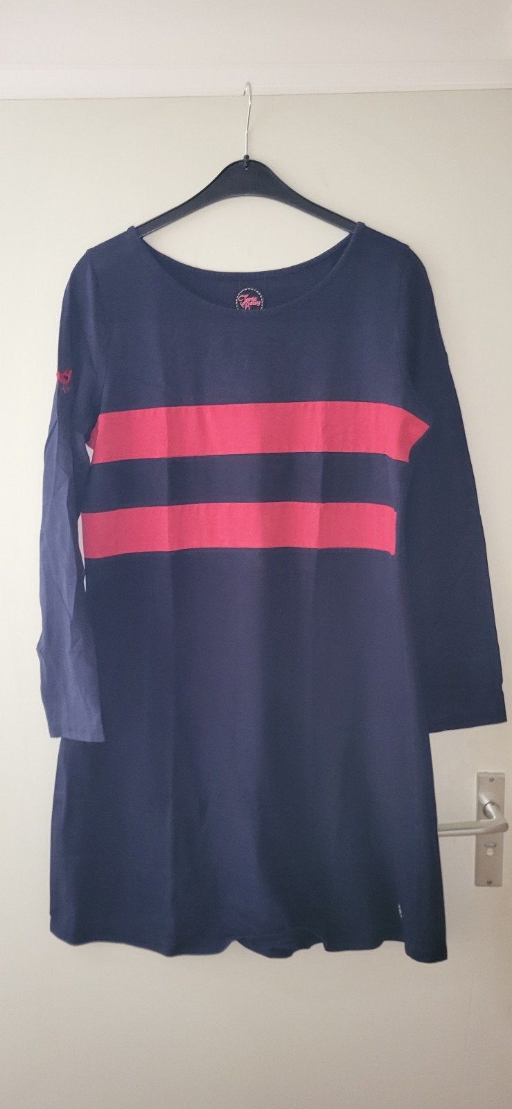 Tante Betsy jurkje XL, Kleding | Dames, Blauw, Maat 46/48 (XL) of groter, Ophalen of Verzenden, Zo goed als nieuw