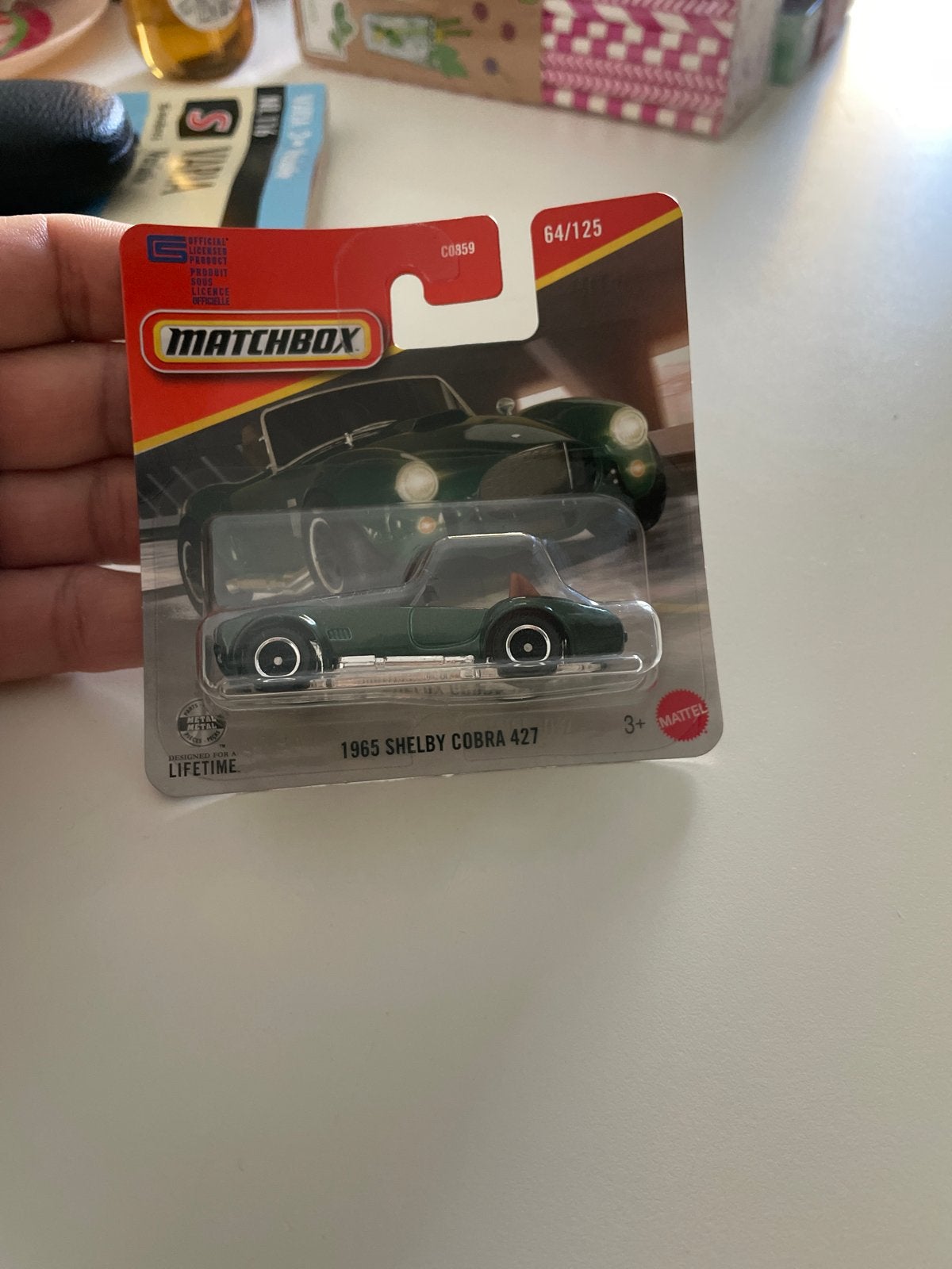 Matchbox 1965 Shelby Cobra 427 - Nieuw in verpakking, Overige merken, 1:50 of kleiner, Auto, Nieuw