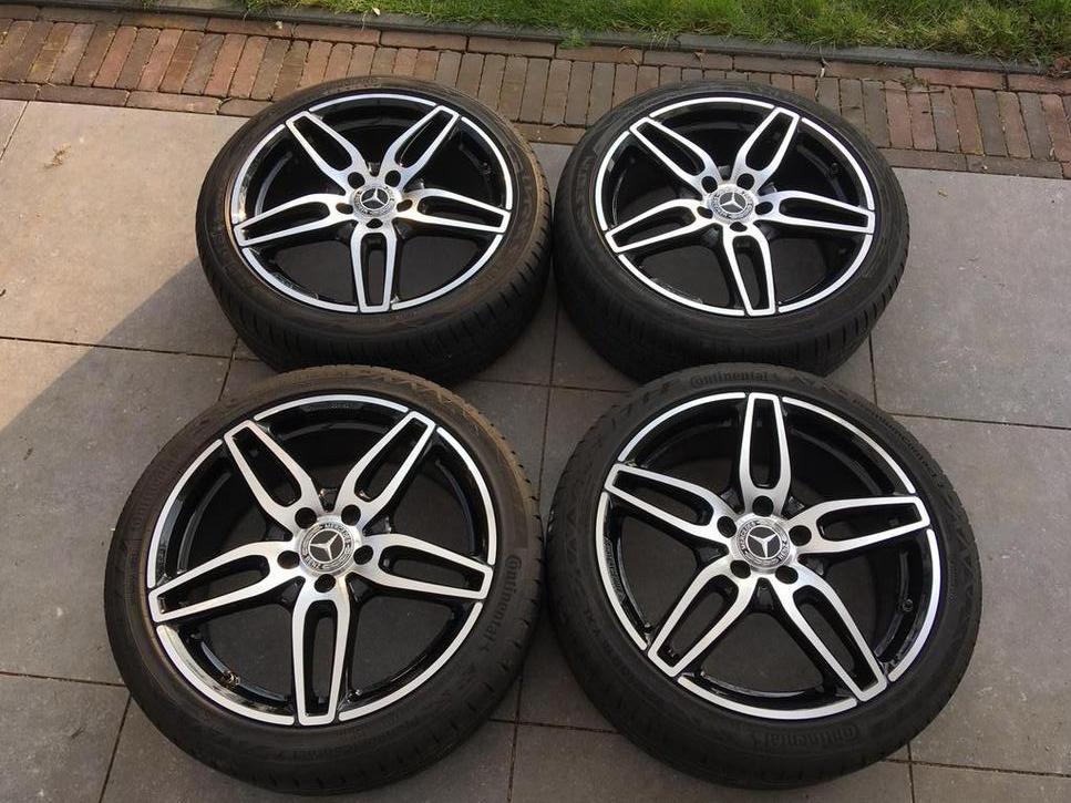 Mercedes A klasse W176 AMG 18 Inch Zomerwielen - Nieuw, Ophalen, 18 inch, Gebruikt, Banden en Velgen