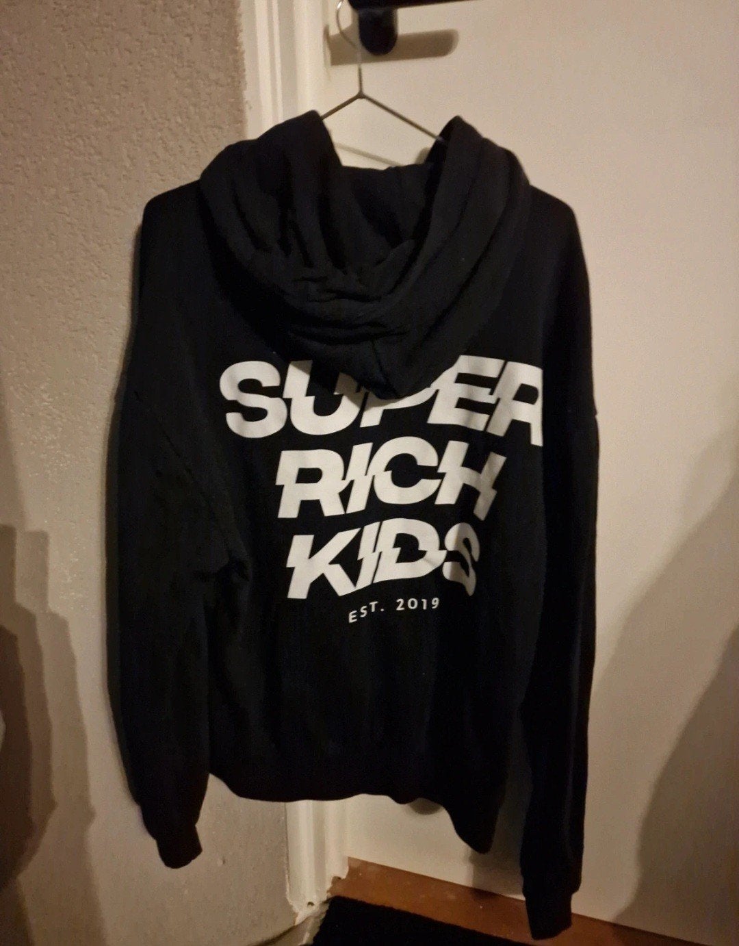 Super rich kids srk hoodie Zwart maat XS, Zwart, Ophalen of Verzenden, Zo goed als nieuw, Srk super rich kids
