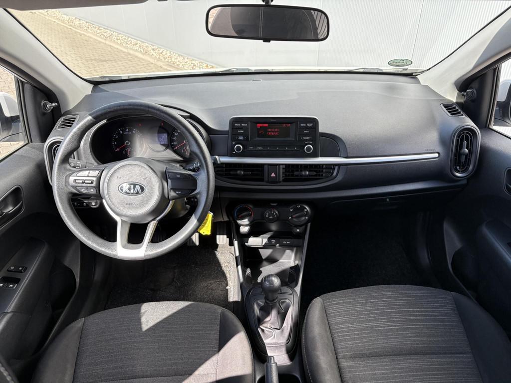Kia Picanto 1.0 CVVT EconomyPlusLine / Airco / Cruise Contro, Auto's, Voorwielaandrijving, Stof, Gebruikt, Euro 6