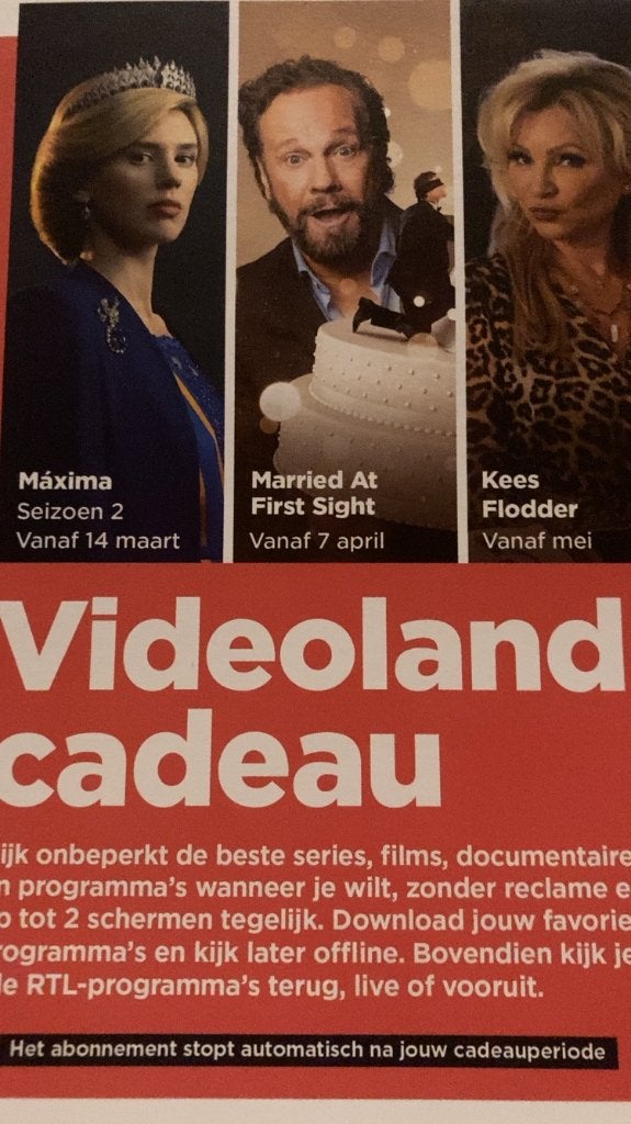 Jaar videoland reclame vrij, Eén persoon, Overige soorten, Overige typen