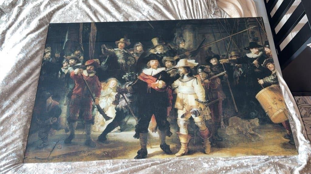 Glas schilderij, Ophalen, Zo goed als nieuw, Schilderij, 100 tot 125 cm