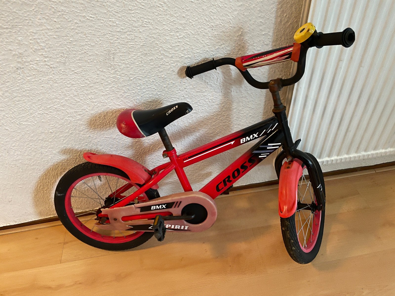 BMX fietsje 16 inch/ophalen, Fietsen en Brommers, Fietsen | Crossfietsen en BMX, Ophalen of Verzenden, Gebruikt, Staal, 16 tot 20 inch