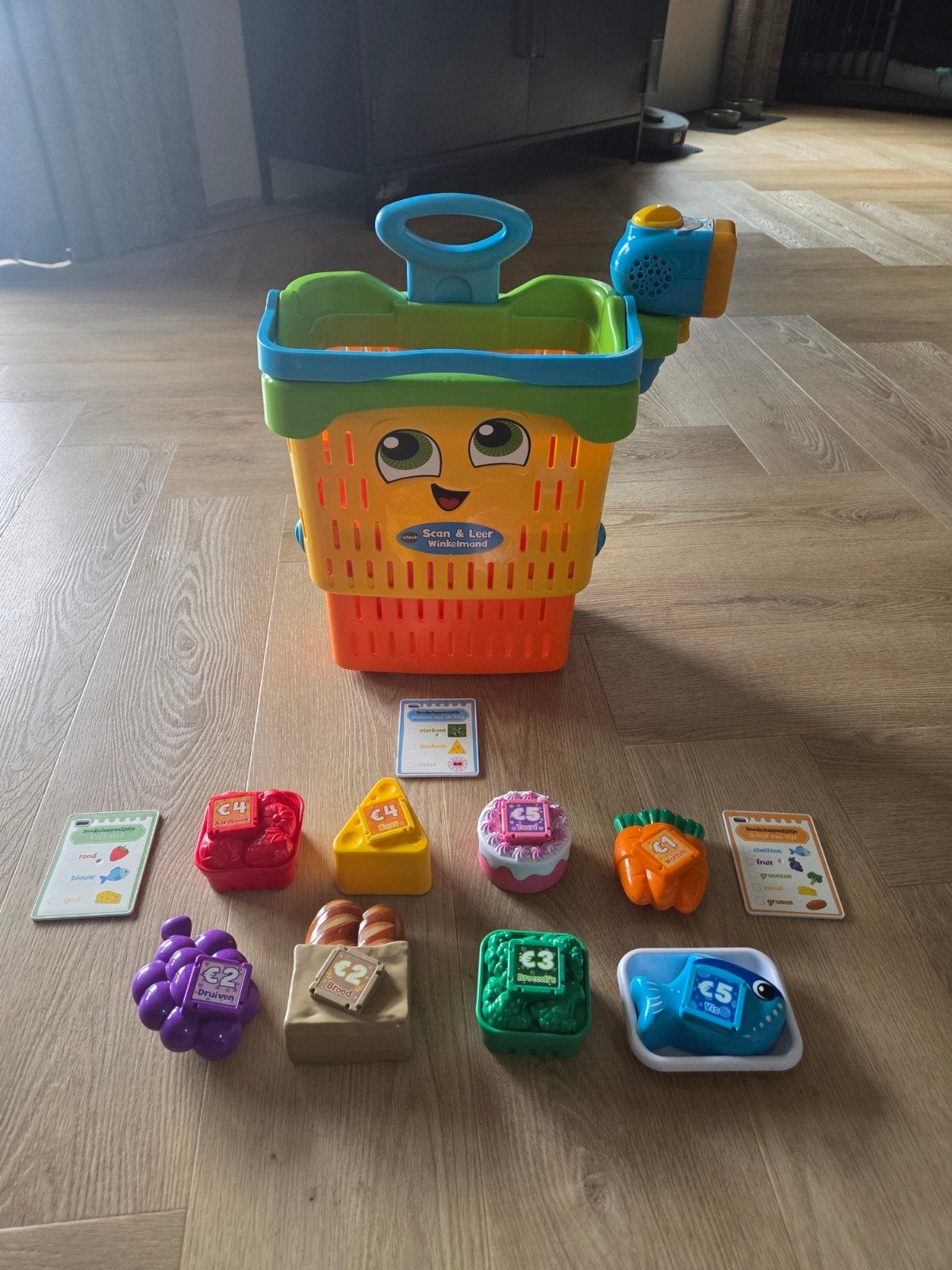 LeapFrog Scan & Leer Boodschappenmandje met accessoires, Ophalen of Verzenden, Zo goed als nieuw