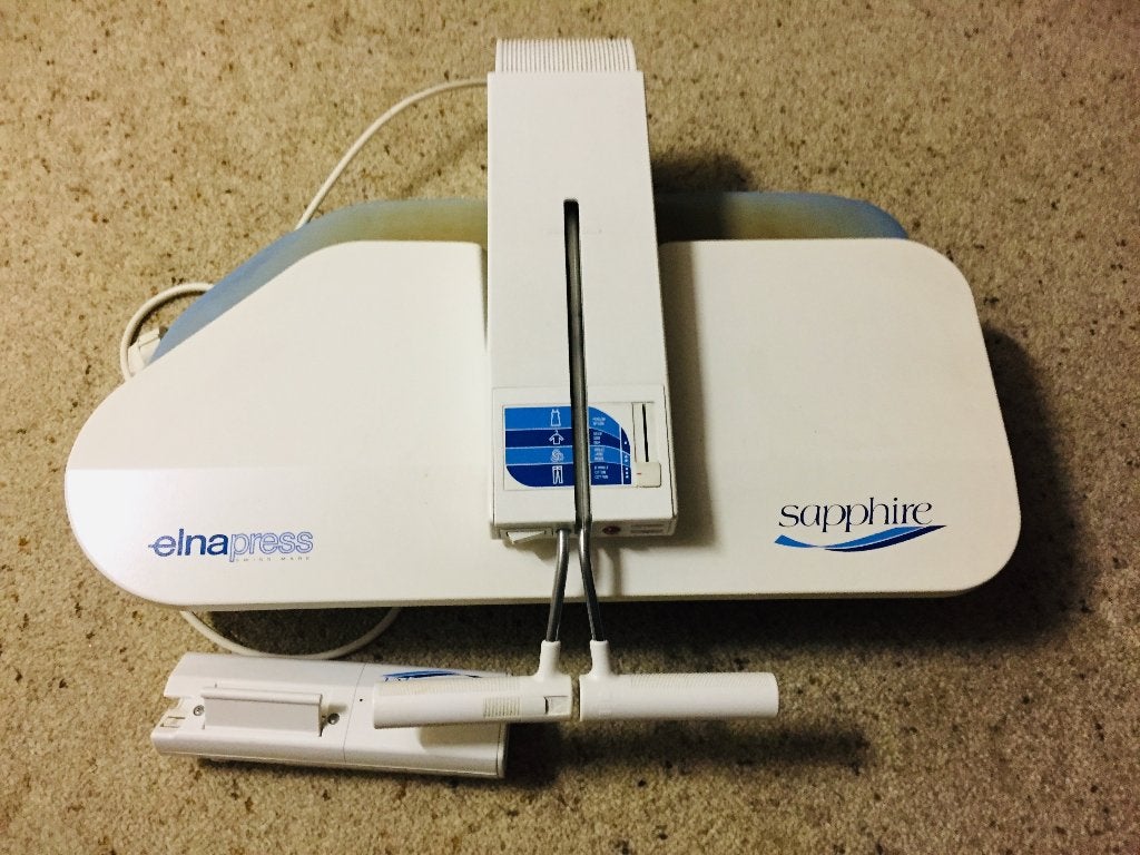 Strijkmachine Sapphire Elnapress, Ophalen of Verzenden, Gebruikt, Strijkijzer met snoer