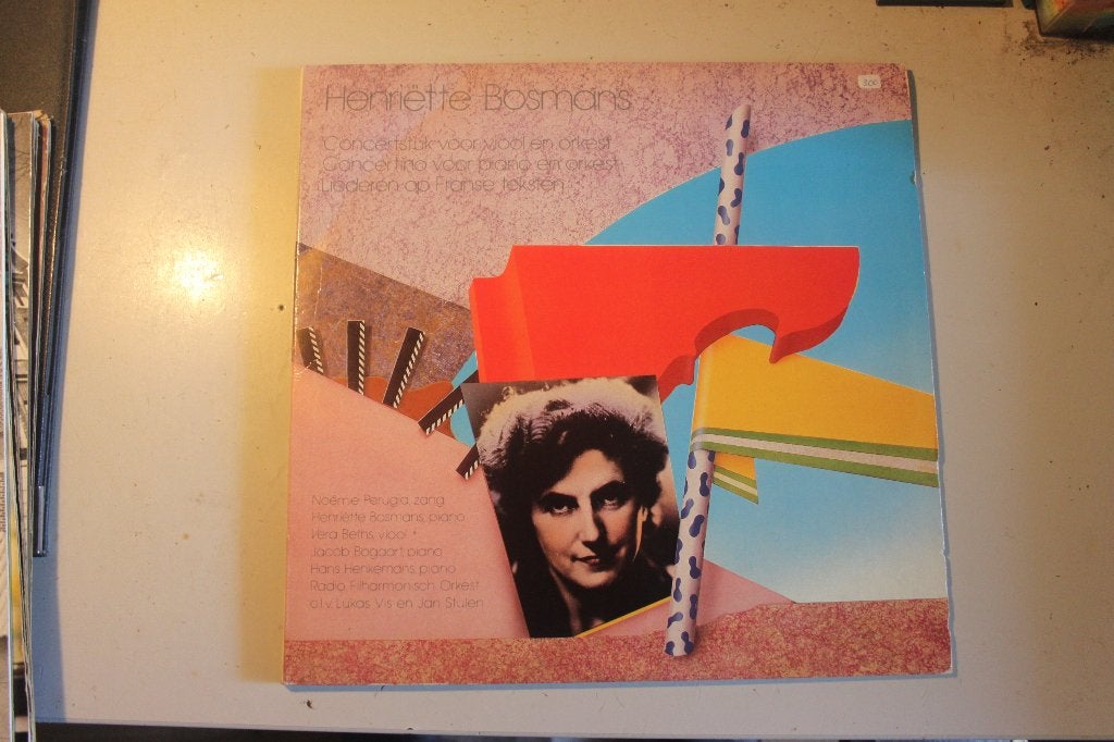 501r - lp - Henriëtte Bosmans , Noémie Pérugia ‎– Concertstu, Ophalen of Verzenden, Gebruikt, 12 inch