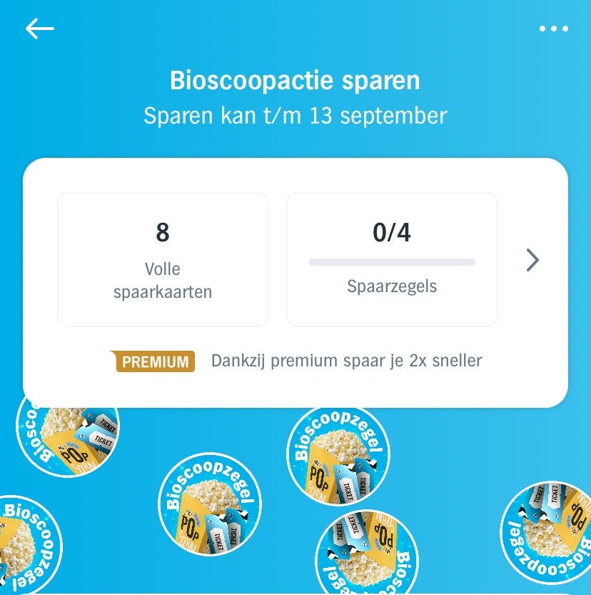 AH bioscoop actie, Tickets en Kaartjes, Eén persoon, Kortingsbon