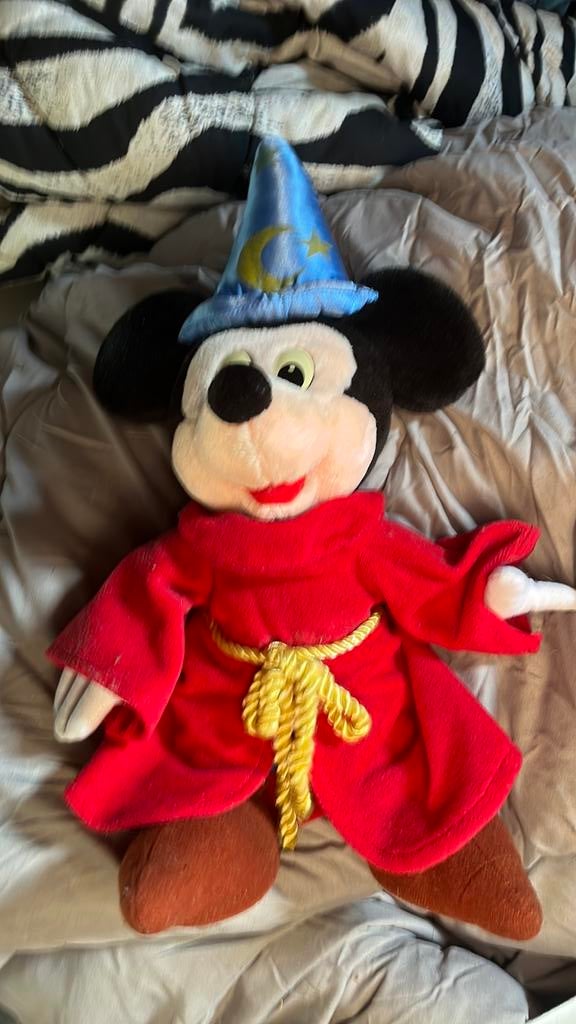Tovenaar mickey, Verzamelen, Ophalen of Verzenden, Mickey Mouse, Zo goed als nieuw, Beeldje of Figuurtje