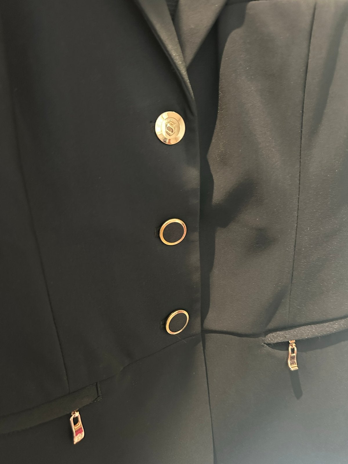 Samshield Victorine Wedstrijdjas Zwart met Swarovski Details, Dressuur, Nieuw, Ophalen of Verzenden, Zwart