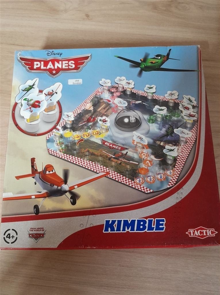 Disney planes kimble - mens erger je niet - s1702, Hobby en Vrije tijd, Gezelschapsspellen | Bordspellen, Verzenden, Zo goed als nieuw