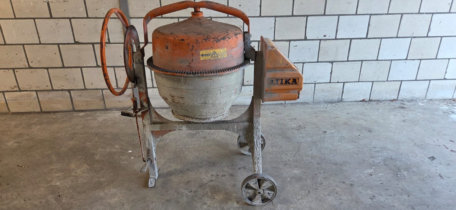 Atika betonmolen Profi 145 S, Doe-het-zelf en Verbouw, Betonmolens, Ophalen, Gebruikt