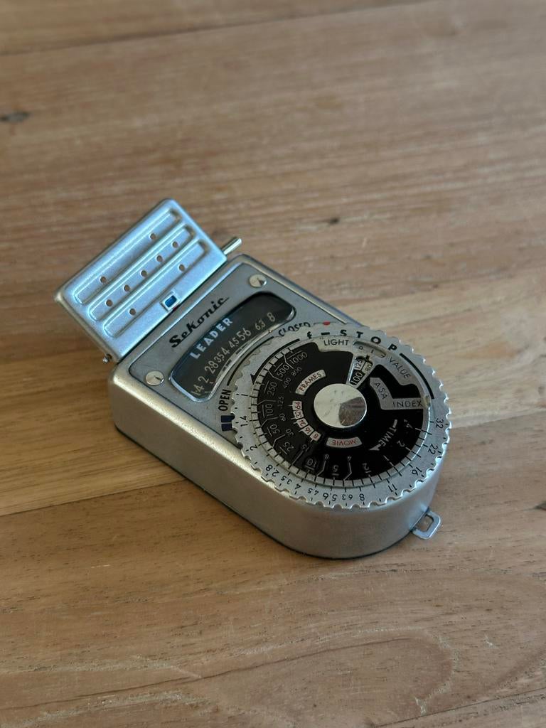 Vintage Sekonic Leader Type L-VI Lichtmeter - Werkend, Audio, Tv en Foto, Fotocamera's Analoog, Ophalen of Verzenden, Gebruikt