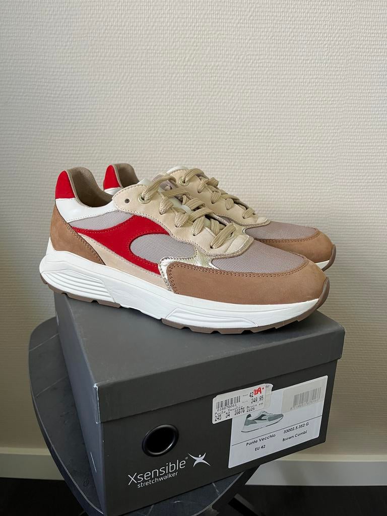 Xsensible sneaker dames maat 42, nieuw, Bruin, Verzenden, Nieuw, Sneakers of Gympen