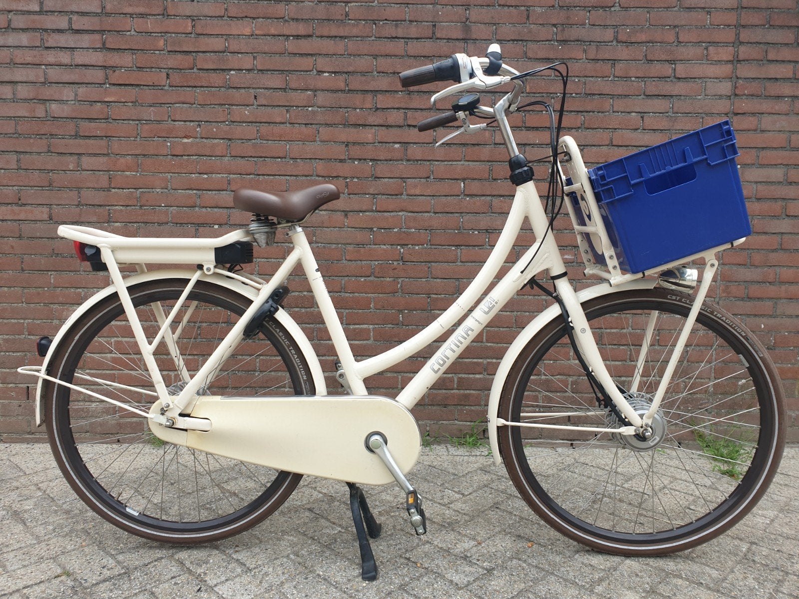 Elektrische CORTINA U4 nette moeder/scholieren fiets, 55 tot 59 cm, Ophalen, Zo goed als nieuw, Cortina