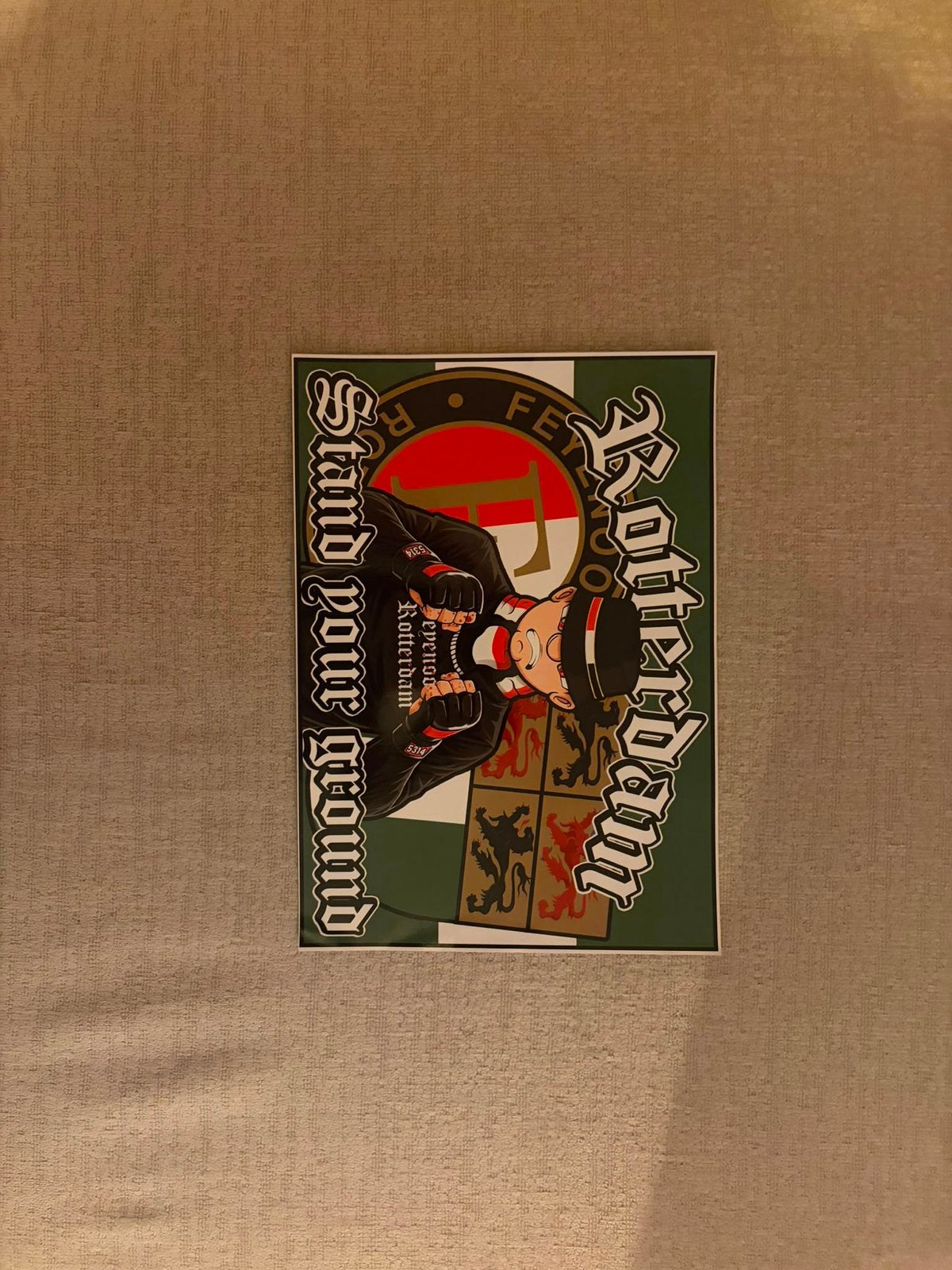 Feyenoord sticker A4, Ophalen of Verzenden, Nieuw, Overige typen