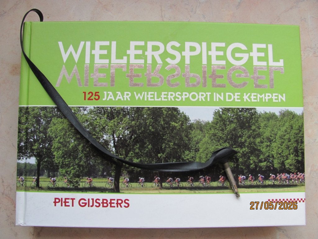 NIEUW Piet Gijsbers WIELERSPIEGEL 125 jr WIELRENNEN Kempen 1, Nieuw, Lopen en Fietsen, Ophalen of Verzenden, Piet Gijsbers