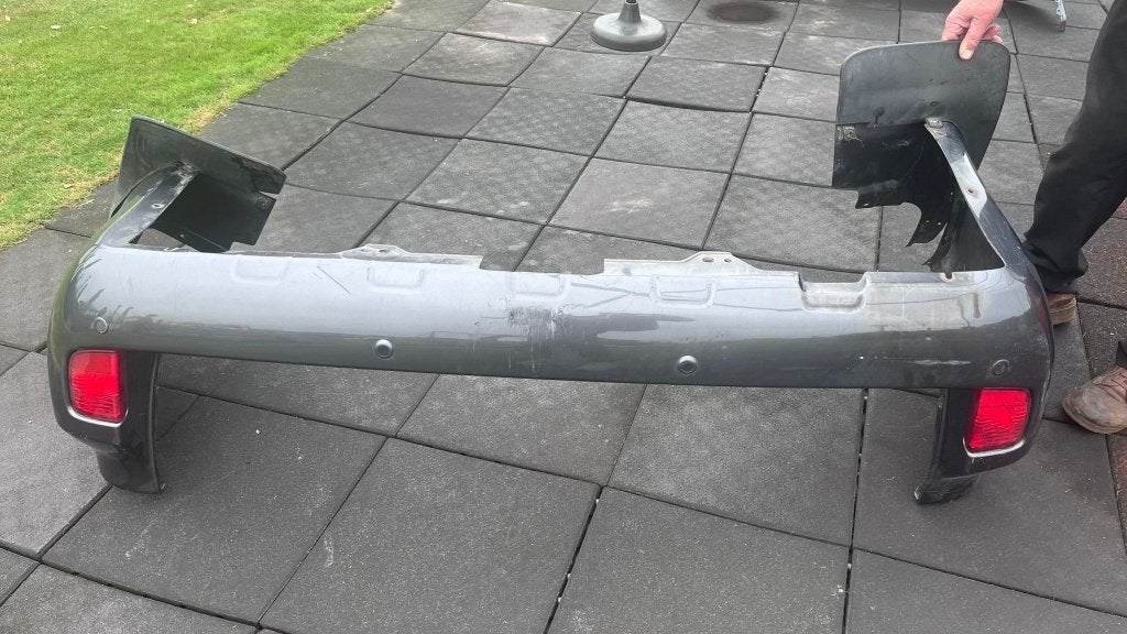 Achterbumper Toyota Land Cruiser 200, Ophalen, Gebruikt, Toyota