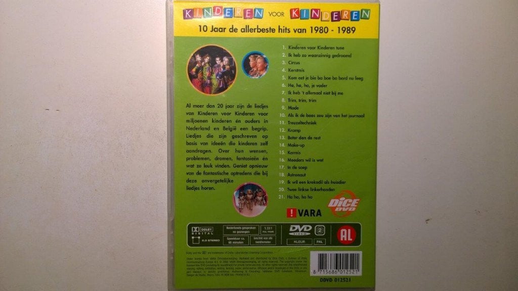 Kinderen voor Kinderen - Ik Heb Zo Waanzinnig Gedroomd (DVD), Alle leeftijden, Ophalen of Verzenden, Zo goed als nieuw, Muziek en Concerten