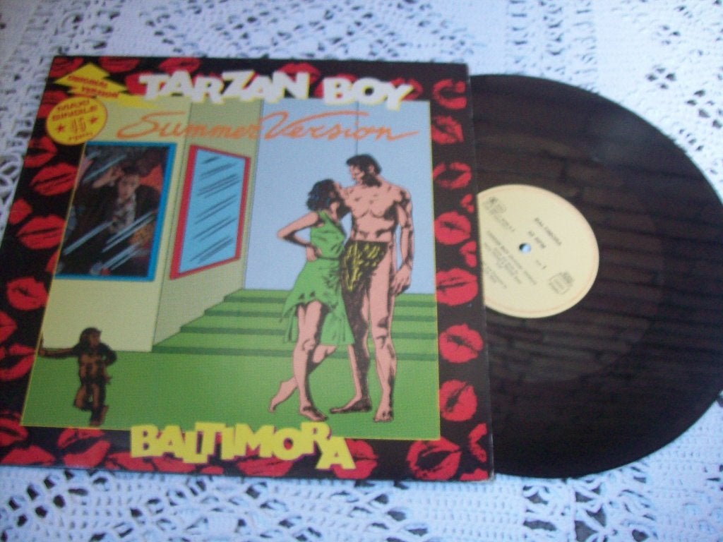 Baltimora - Tarzan Boy (Summer Version) 7 inch vinyl, Gebruikt, 7 inch, Ophalen of Verzenden, EP