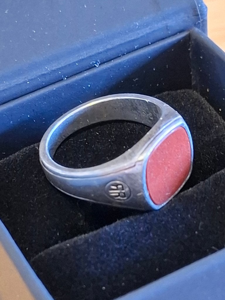 Rebel & Rose Ring Square Red 63 (Ø20), 20 of groter, Ophalen of Verzenden, Zo goed als nieuw, Dame of Heer