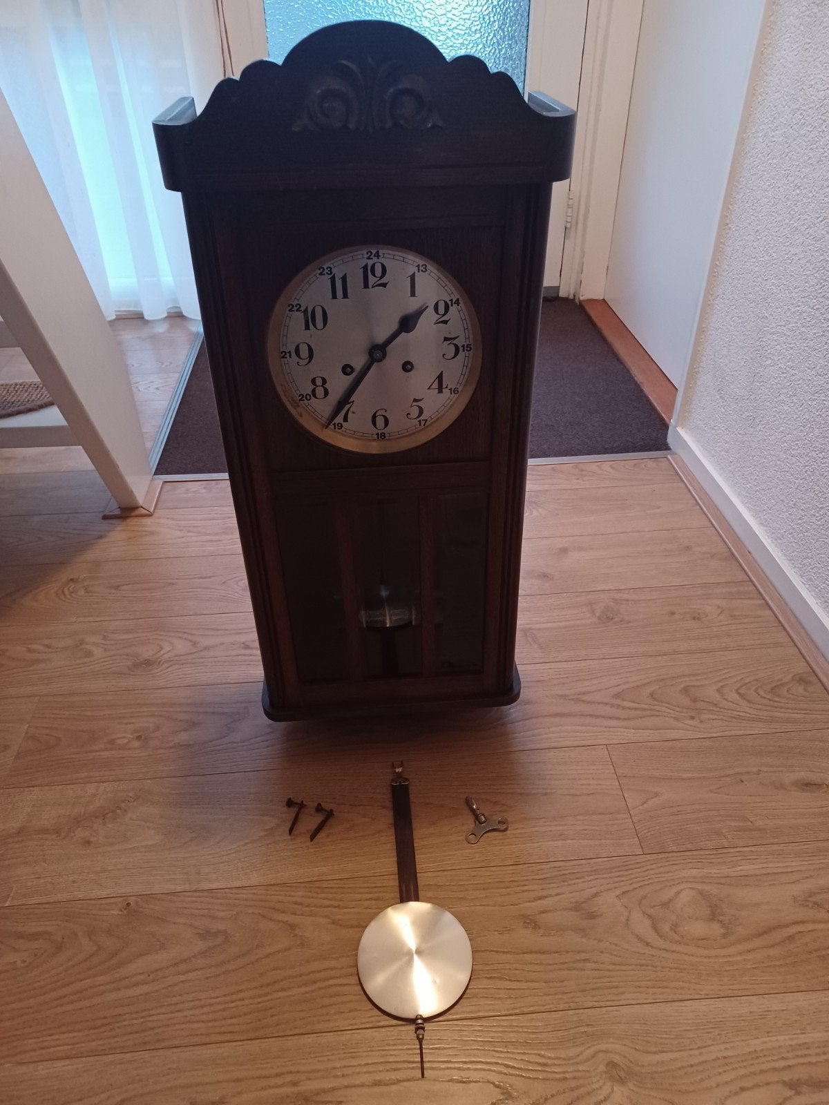 Regulateur wandklok, Antiek en Kunst, Antiek | Klokken, Ophalen