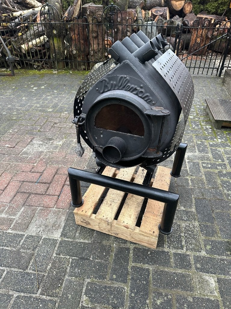 Bullerjan 00 6kw, Ophalen, Houtkachel, Zo goed als nieuw, Vrijstaand