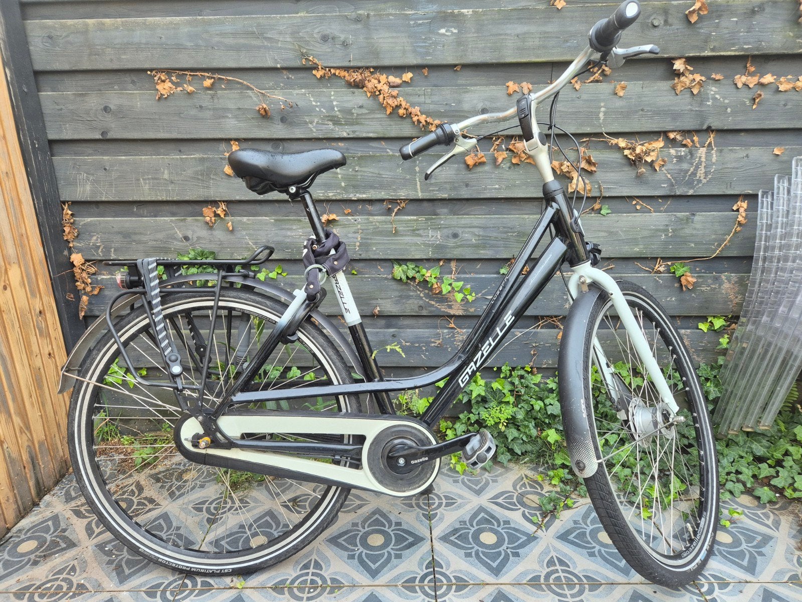 Gazelle Luzern Damesfiets - in goede staat, Ophalen, Velgrem, Versnellingen, Zo goed als nieuw