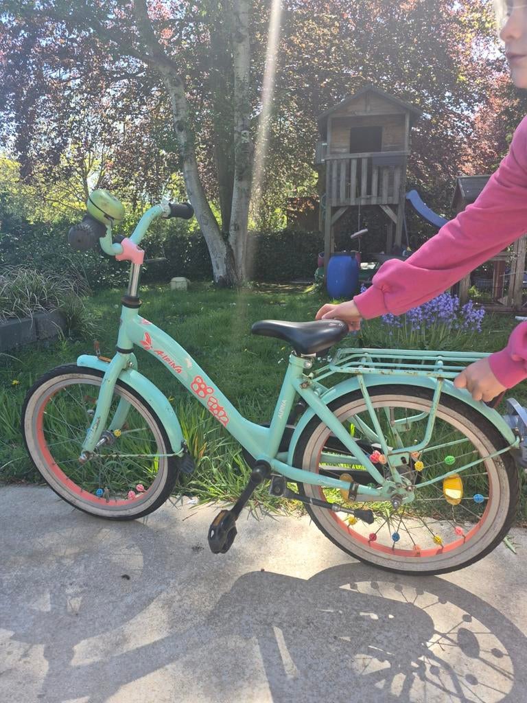 Alpine fiets 18 inch - Kinderfiets, Fietsen en Brommers, Fietsen | Kinderfietsjes, Ophalen, Gebruikt, 16 tot 20 inch, Alpine