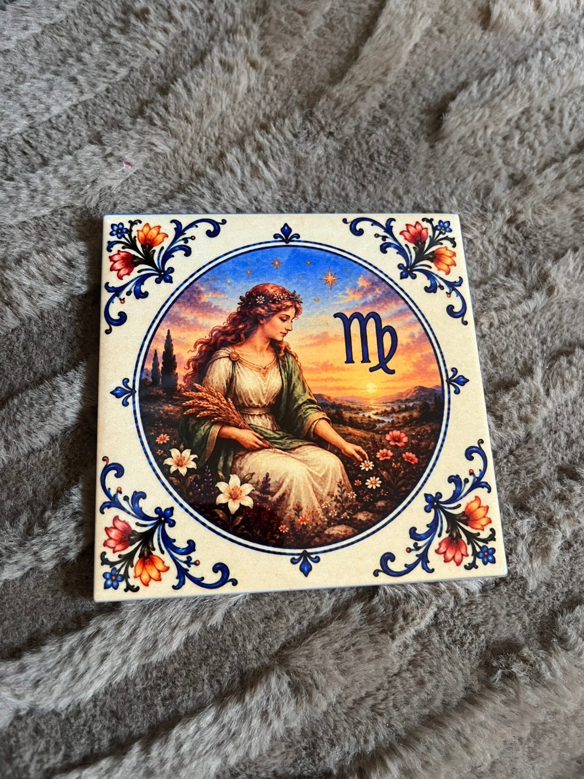 Tegeltje sterrenbeeld maagd, Ophalen of Verzenden, Nieuw