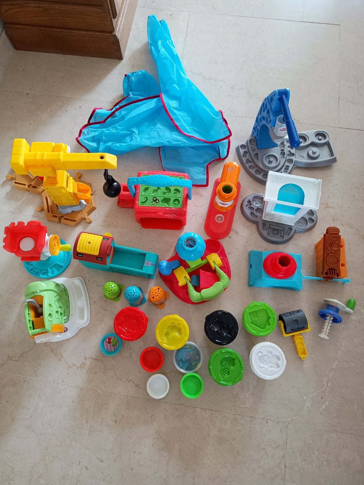 Play doh klei en bijbehorende speelgoed, Ophalen, Gebruikt, Knutselen