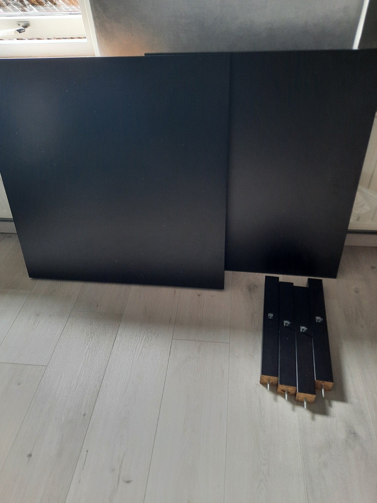 IKEA LACK Salontafel Zwartbruin, Ophalen, Gebruikt, 50 tot 100 cm, Vierkant