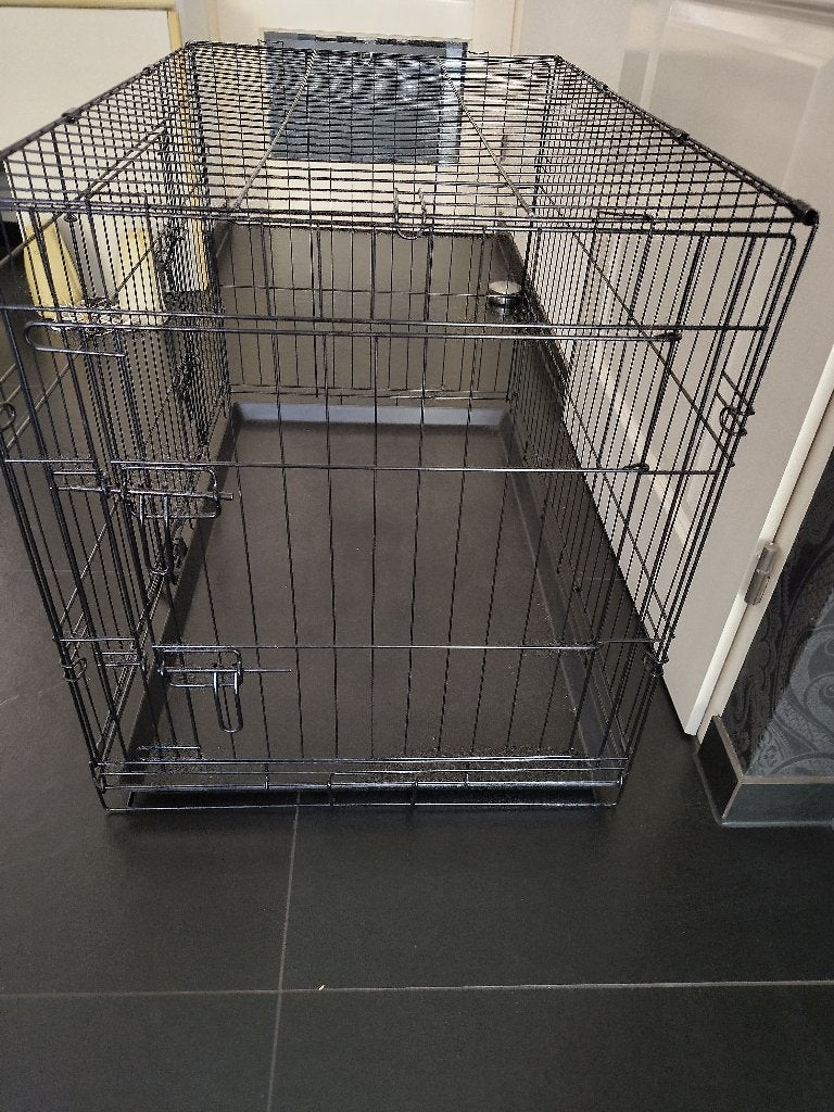 Adori Safety bench met 2 deuren zwart, Ophalen, Zo goed als nieuw
